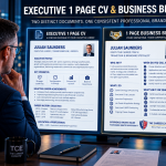 1 page cv & business bio