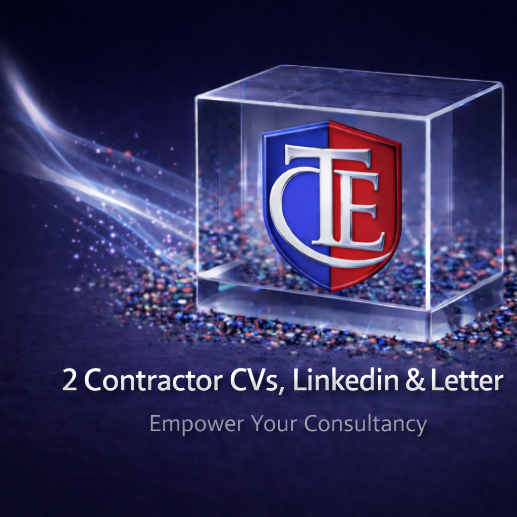 2 Contractor CVs, LinkedIn & Letter
